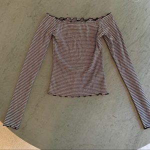 Hollister off the shoulder long sleeve